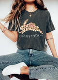 Happy Easter Leopard Print Bunny Wh - Adult & Kids T-Shirts, Sweatshirts & Hoodies apparel design preview 1