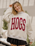 Hogs Tall Boy Gray Reversible Mock Neck - Adult & Kids T-Shirts, Sweatshirts & Hoodies apparel design preview 1