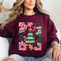 Pink Merry and Bright, Candy Cane, Christmas, - Adult & Kids T-Shirts, Sweatshirts & Hoodies apparel design preview 1