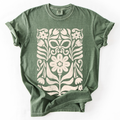 Vintage Folk Flower Pattern, Boho, Nature - Adult & Kids T-Shirts, Sweatshirts & Hoodies apparel design preview 1
