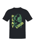 Guitarist Energy: Play Loud Vibes Men's - Adult & Kids T-Shirts, Sweatshirts & Hoodies apparel design preview 1