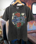 Country Western Horseshoe Acid Washed 90's - Adult & Kids T-Shirts, Sweatshirts & Hoodies apparel design preview 1
