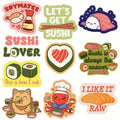 Sushi Stickers - Adult & Kids T-Shirts, Sweatshirts & Hoodies apparel design preview 1
