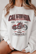 California Classic Motorcycle Graphic Brushed - Adult & Kids T-Shirts, Sweatshirts & Hoodies apparel design preview 1