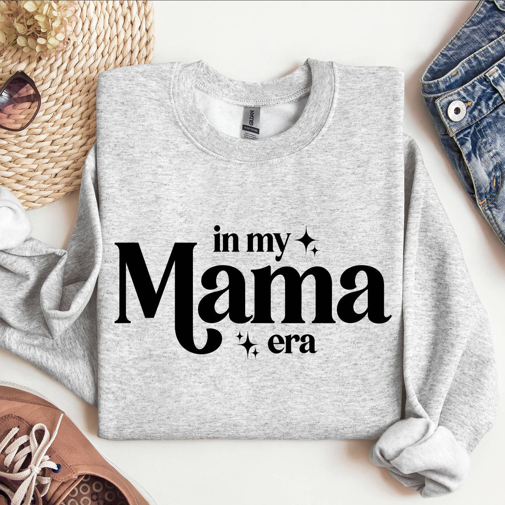 In My Mama Era Crewneck Mother's Day, Mom - Adult & Kids T-Shirts, Sweatshirts & Hoodies apparel design preview 1