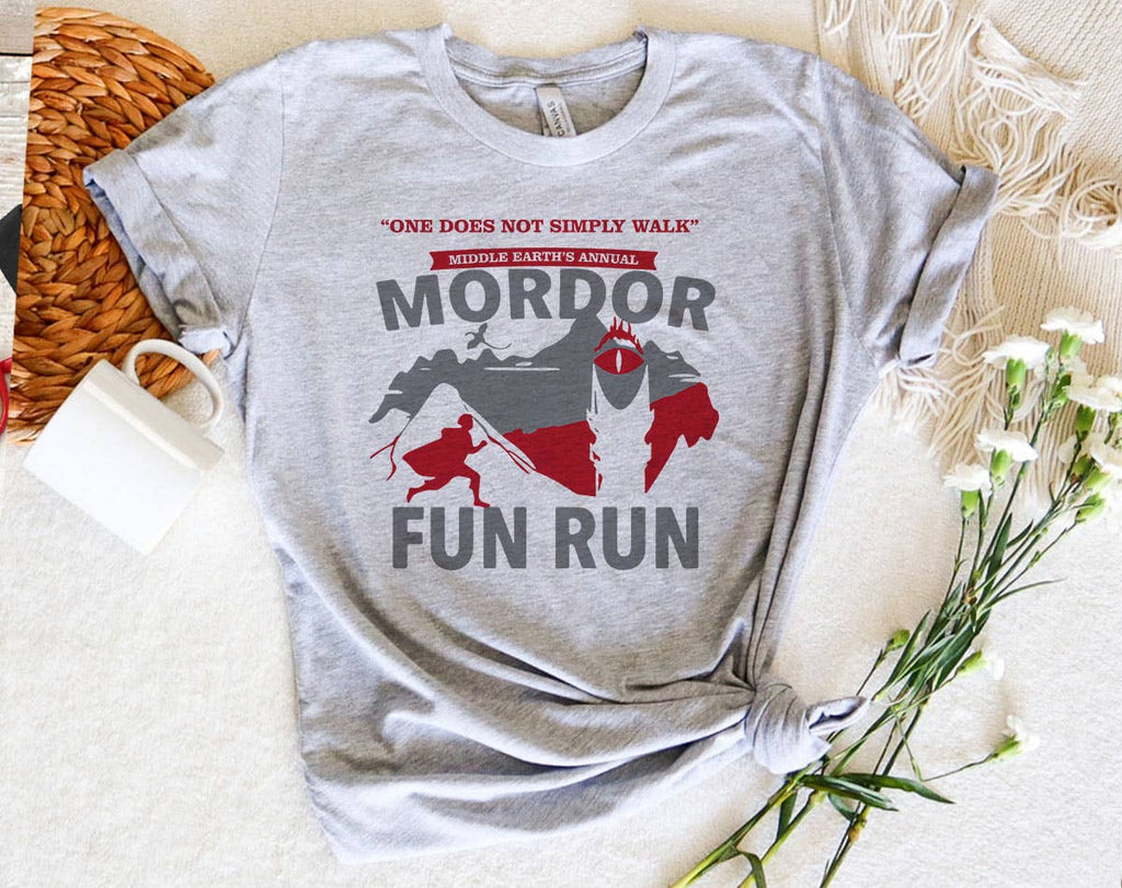 Mordor Fun Run Funny Pop Culture Book - Adult & Kids T-Shirts, Sweatshirts & Hoodies apparel design preview 1