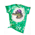 Mardi Gras Gator Vintage Bleached - Adult & Kids T-Shirts, Sweatshirts & Hoodies apparel design preview 1
