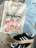 Strawberry Post Stamp Dtf - Adult & Kids T-Shirts, Sweatshirts & Hoodies apparel design preview 1