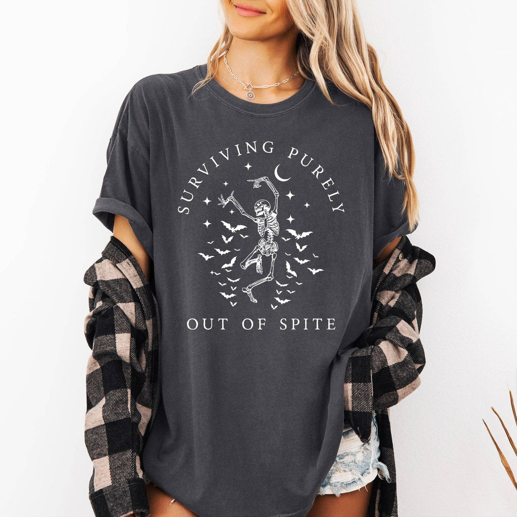 Surviving Purely Out of Spite, Skeleton Bats - Adult & Kids T-Shirts, Sweatshirts & Hoodies apparel design preview 1