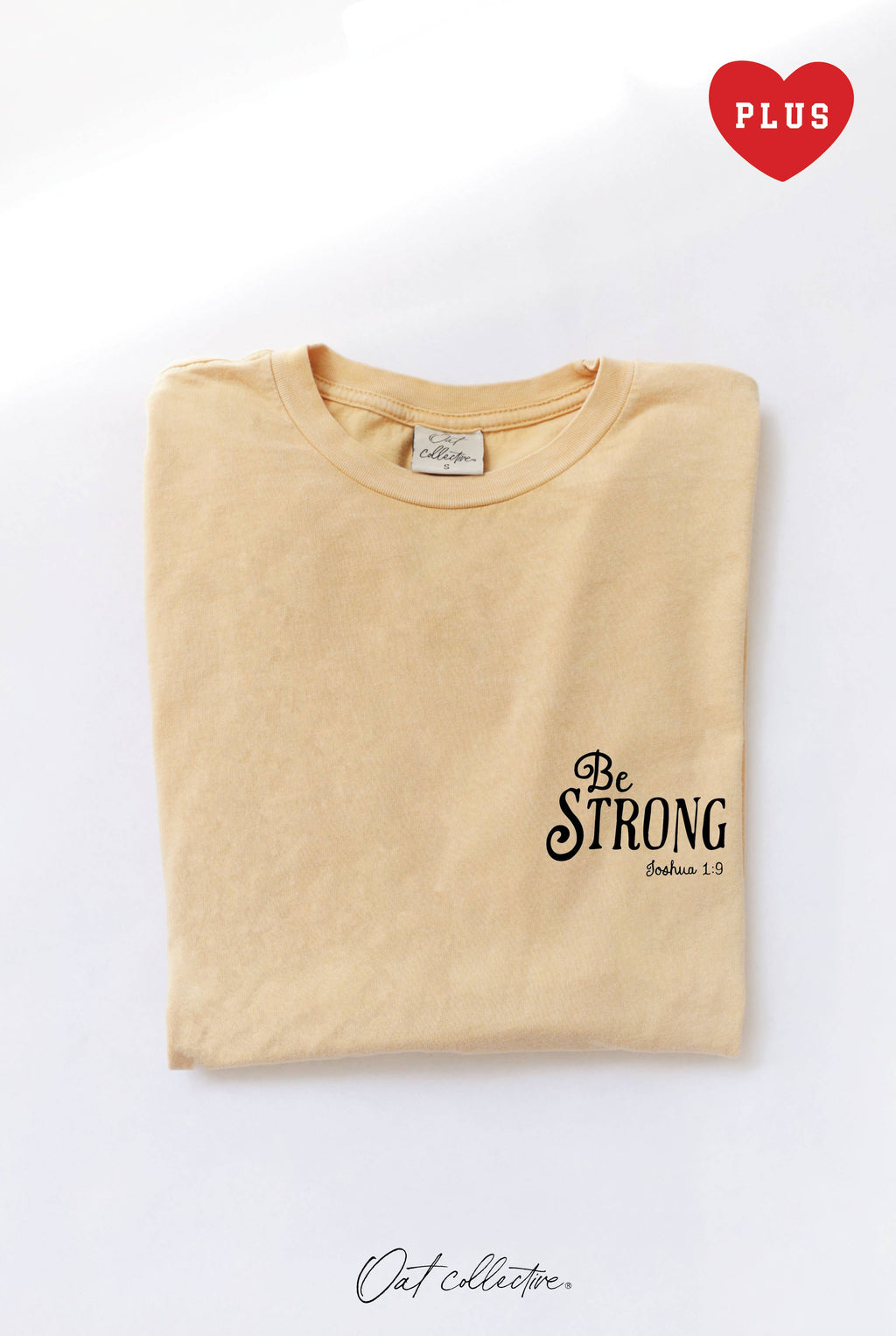 Be Strong and Courageous Plus Mineral Graphic Top - Adult & Kids T-Shirts, Sweatshirts & Hoodies apparel design preview 1