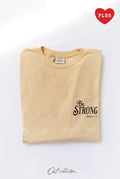 Be Strong and Courageous Plus Mineral Graphic Top - Adult & Kids T-Shirts, Sweatshirts & Hoodies apparel design preview 1