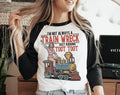 I'm Not Always A Train Wreck Funny Retro Baseball - Adult & Kids T-Shirts, Sweatshirts & Hoodies apparel design preview 1