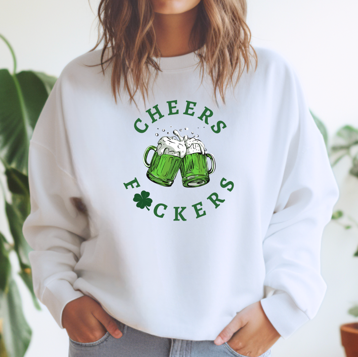 Cheers F*Ckers Crewneck - Adult & Kids T-Shirts, Sweatshirts & Hoodies apparel design preview 1