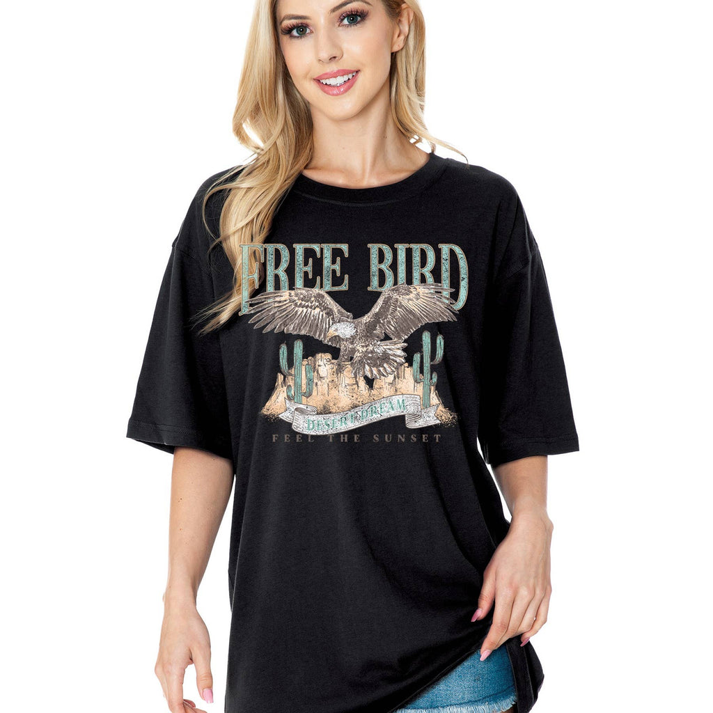 Unisex Oversized Free Bird - Adult & Kids T-Shirts, Sweatshirts & Hoodies apparel design preview 1