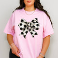 Faux Yarn Black White Soccer Bow - Adult & Kids T-Shirts, Sweatshirts & Hoodies apparel design preview 1