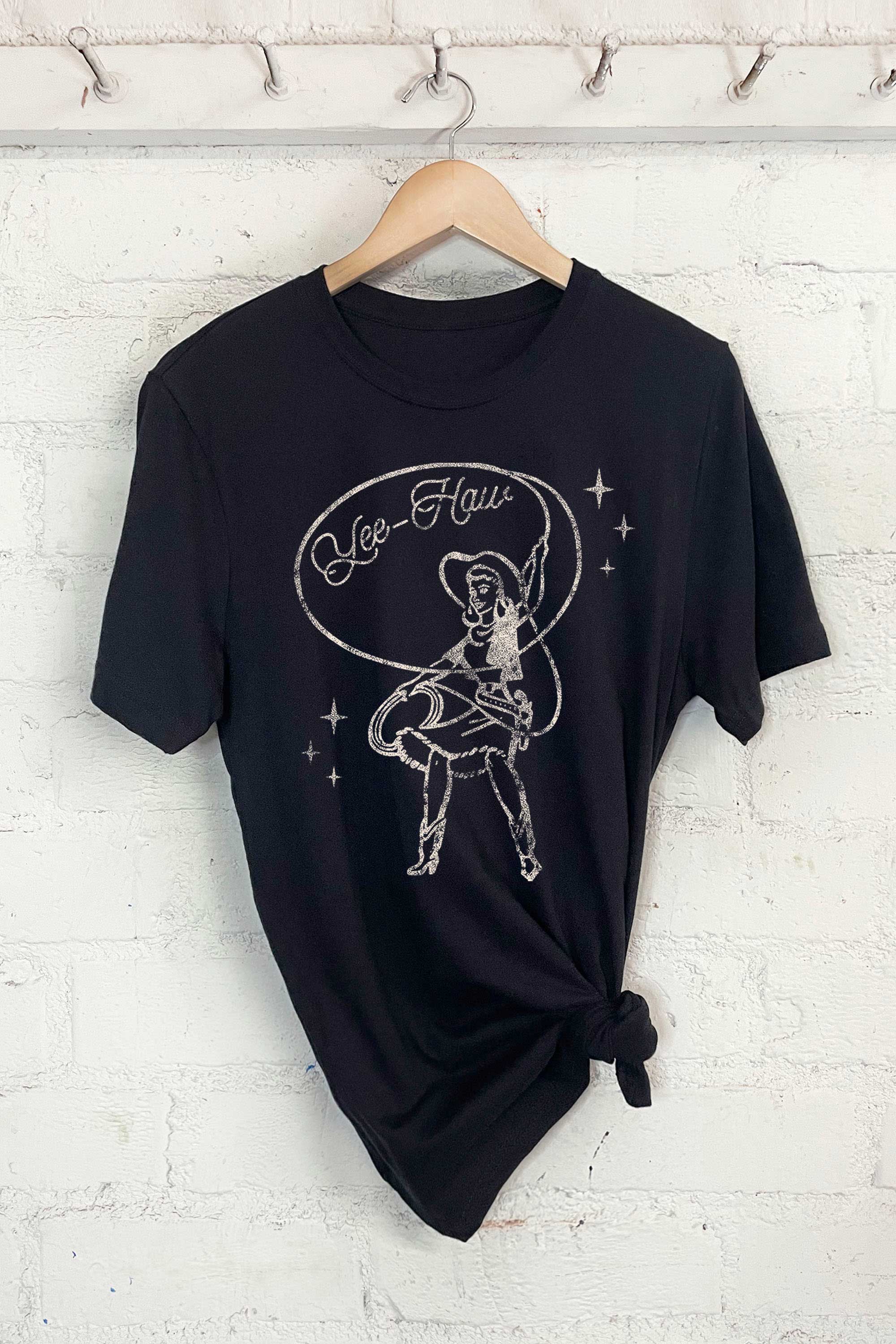 Yee Haw Cowgirl - Adult & Kids T-Shirts, Sweatshirts & Hoodies apparel design preview 1