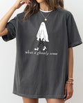 What A Ghostly Scene, Spooky, Skeleton, Halloween - Adult & Kids T-Shirts, Sweatshirts & Hoodies apparel design preview 1