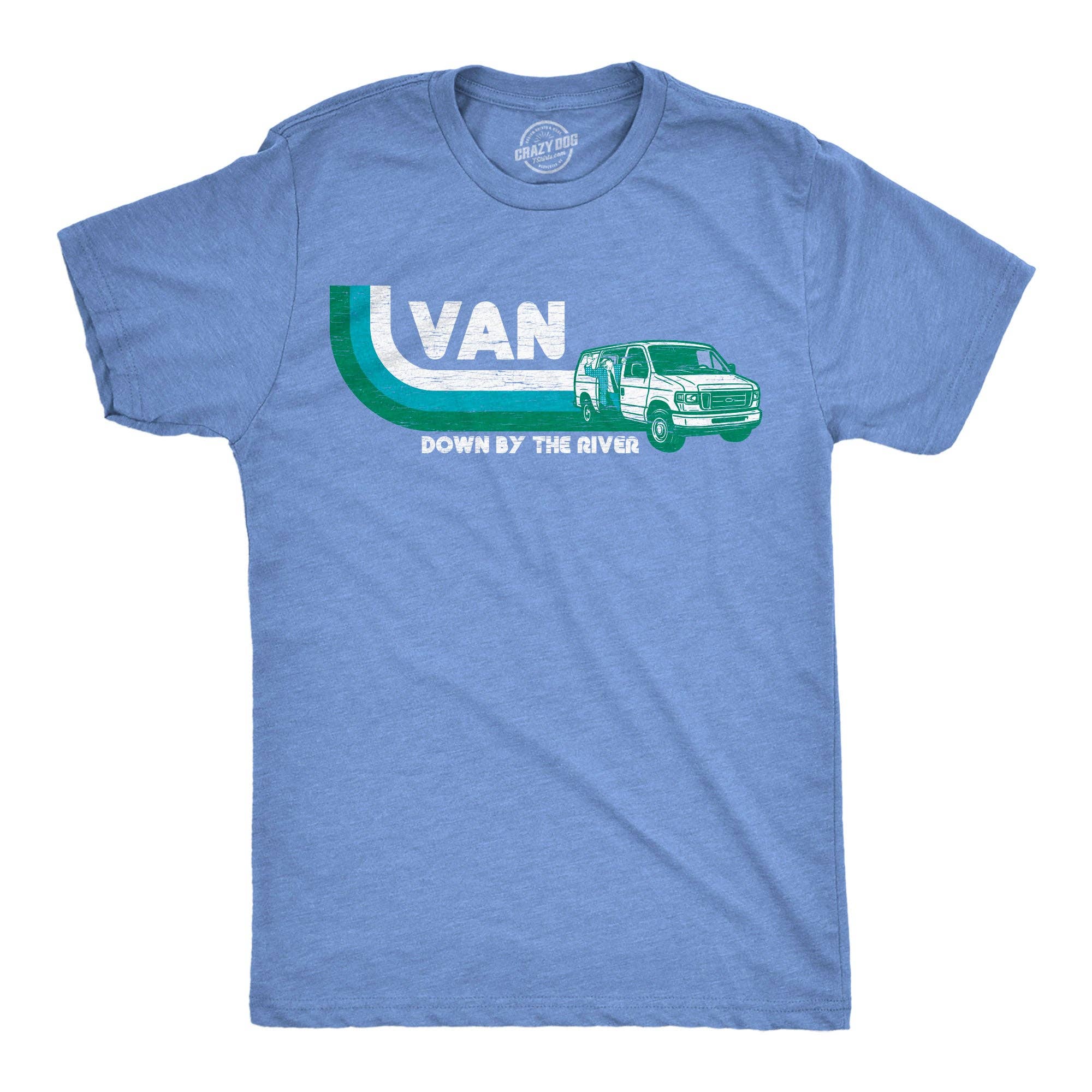 Van Down By the River Men's - Adult & Kids T-Shirts, Sweatshirts & Hoodies apparel design preview 1