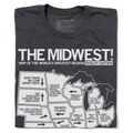 Midwest Rivalry Map - Adult & Kids T-Shirts, Sweatshirts & Hoodies apparel design preview 1