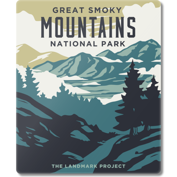 Smoky Mountains National Park Magnet - Adult & Kids T-Shirts, Sweatshirts & Hoodies apparel design preview 1