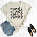 Western Rowdy Dice Graphic - Adult & Kids T-Shirts, Sweatshirts & Hoodies apparel design preview 1