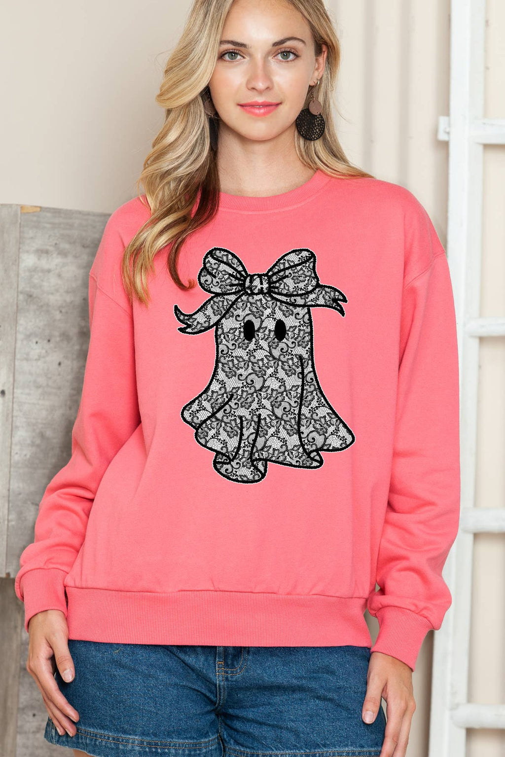 Women Halloween Graphic Print Sweater - Adult & Kids T-Shirts, Sweatshirts & Hoodies apparel design preview 1
