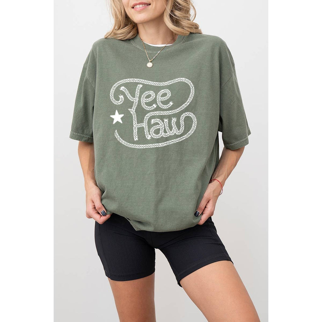 Yee Haw Western Vintage Graphic Oversized - Adult & Kids T-Shirts, Sweatshirts & Hoodies apparel design preview 1