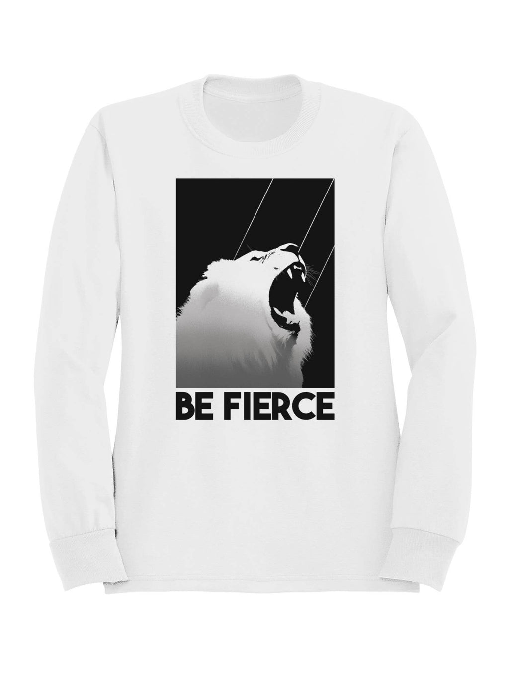 Fierce Lion Roar Motivation Men's - Adult & Kids T-Shirts, Sweatshirts & Hoodies apparel design preview 1
