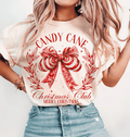 Candy Cane Christmas Club Multiple Color Options - Adult & Kids T-Shirts, Sweatshirts & Hoodies apparel design preview 1