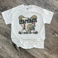 Diamonds Are A Girls Best Friend (Baseball) On White - Adult & Kids T-Shirts, Sweatshirts & Hoodies apparel design preview 1