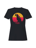 Retro Sunset Parrot Silhouette Women's - Adult & Kids T-Shirts, Sweatshirts & Hoodies apparel design preview 1