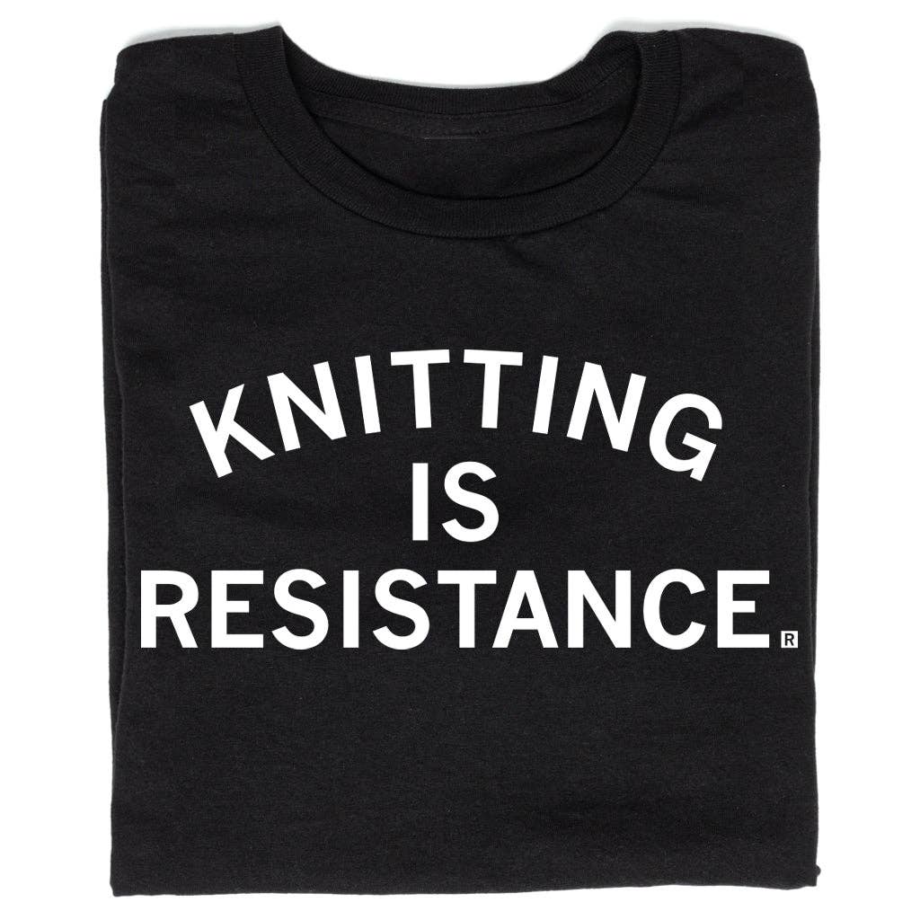 Knitting Is Resistance - Adult & Kids T-Shirts, Sweatshirts & Hoodies apparel design preview 1