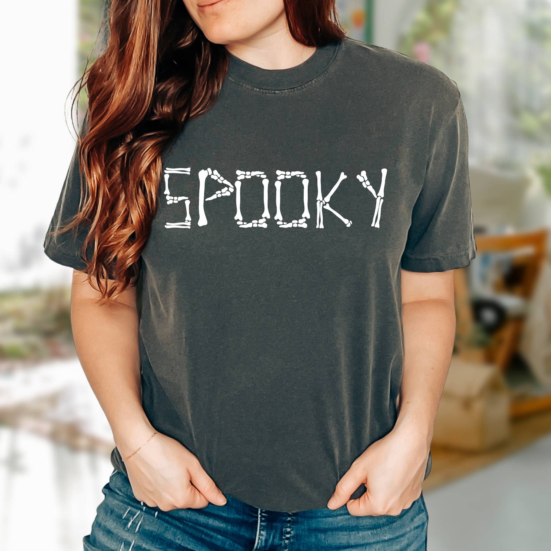 Spooky Graphic Halloween Sizes S-2XL - Adult & Kids T-Shirts, Sweatshirts & Hoodies apparel design preview 1