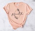 Faith with Wreath - Adult & Kids T-Shirts, Sweatshirts & Hoodies apparel design preview 1