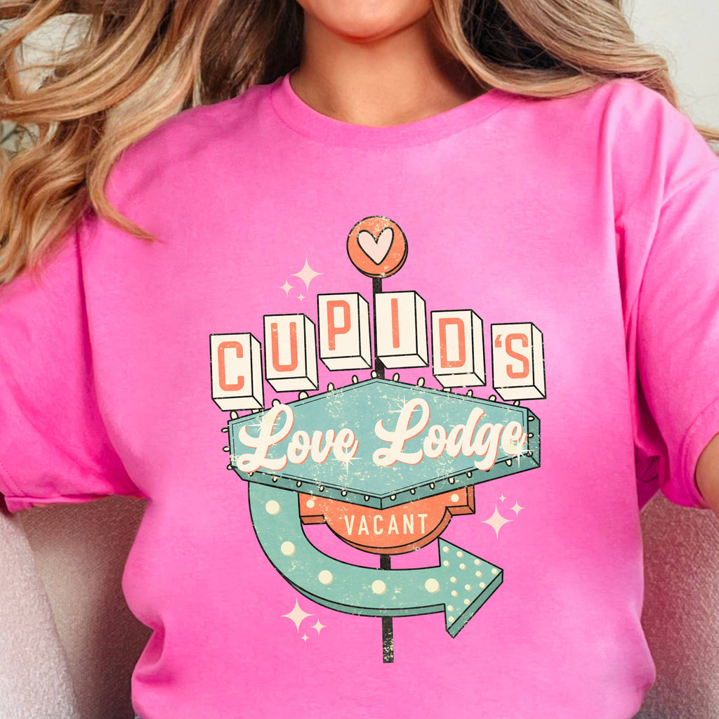Cupid'S Love Lounge Valentine'S Day Graphic Gildan - Adult & Kids T-Shirts, Sweatshirts & Hoodies apparel design preview 1