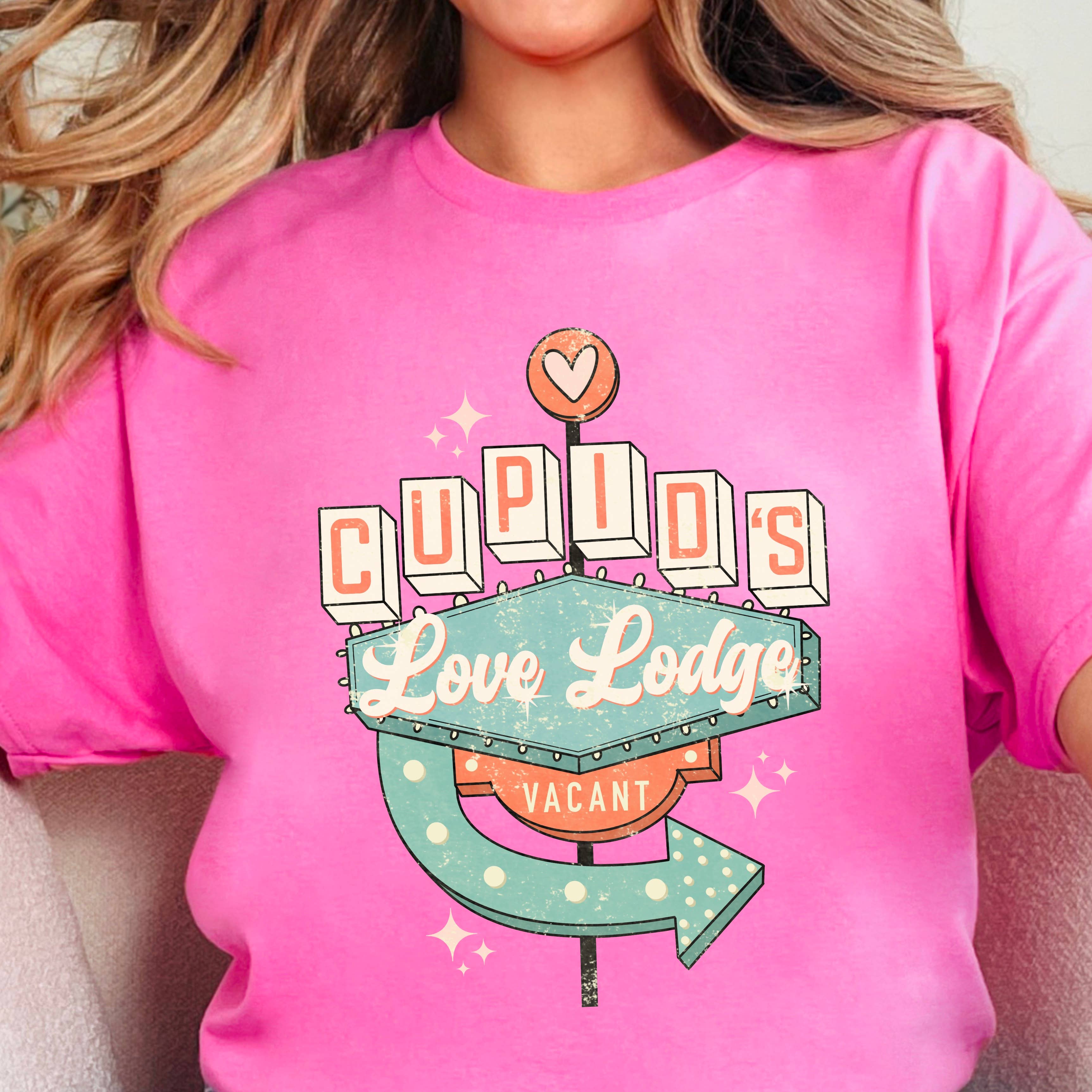Cupid'S Love Lounge Valentine'S Day Graphic Gildan - Adult & Kids T-Shirts, Sweatshirts & Hoodies apparel design preview 1