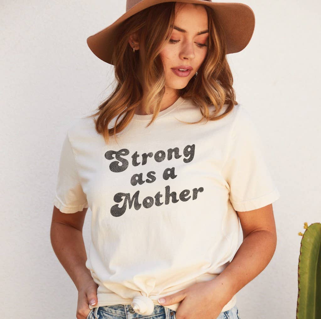 Strong As A Mother Graphic - Adult & Kids T-Shirts, Sweatshirts & Hoodies apparel design preview 1