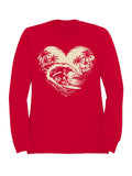 Surfer Paradise in Heart Wave Women's - Adult & Kids T-Shirts, Sweatshirts & Hoodies apparel design preview 1
