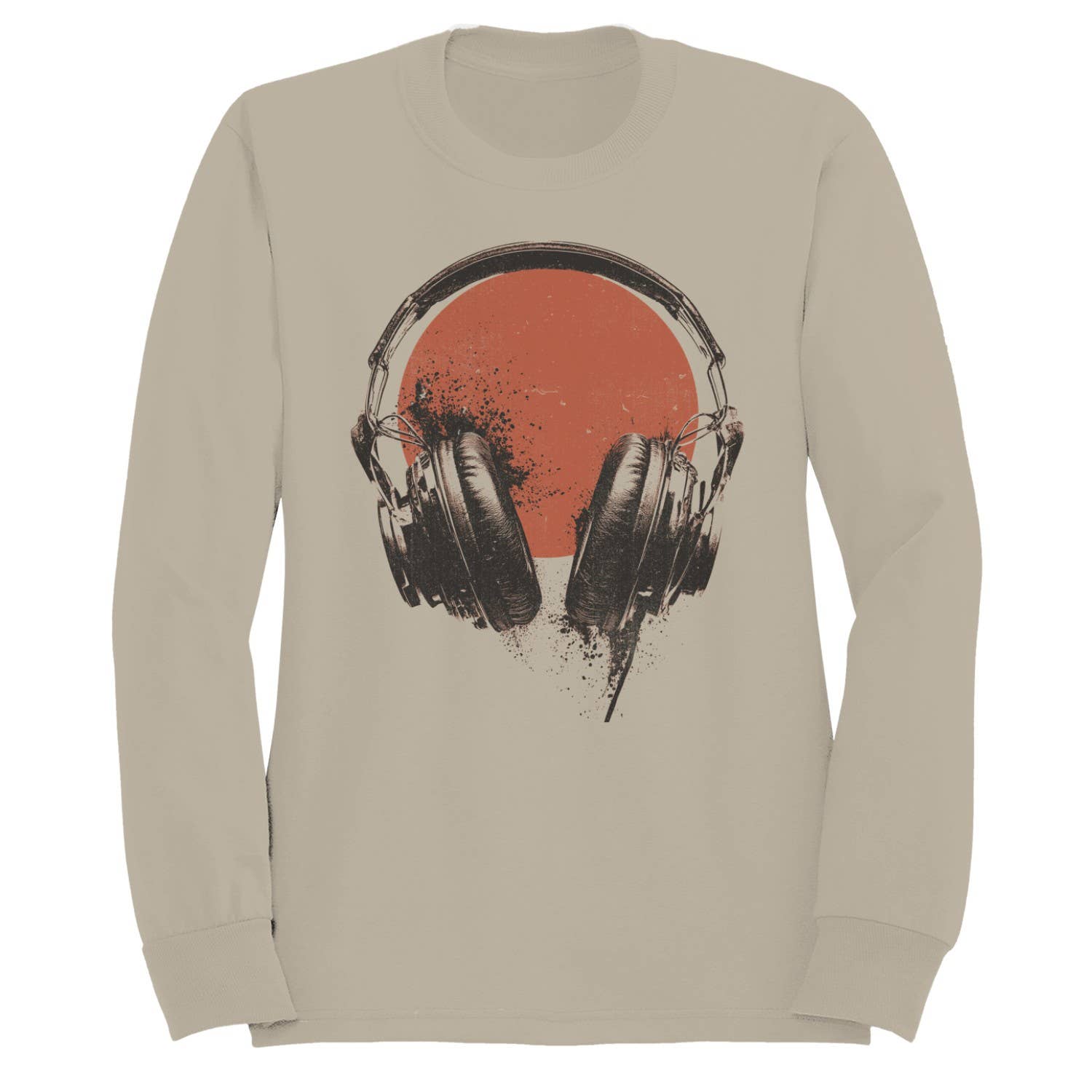 Vintage Headphones Men's - Adult & Kids T-Shirts, Sweatshirts & Hoodies apparel design preview 1