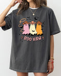 Boo Haw Mini Cowboy Ghosts, Funny, Halloween - Adult & Kids T-Shirts, Sweatshirts & Hoodies apparel design preview 1