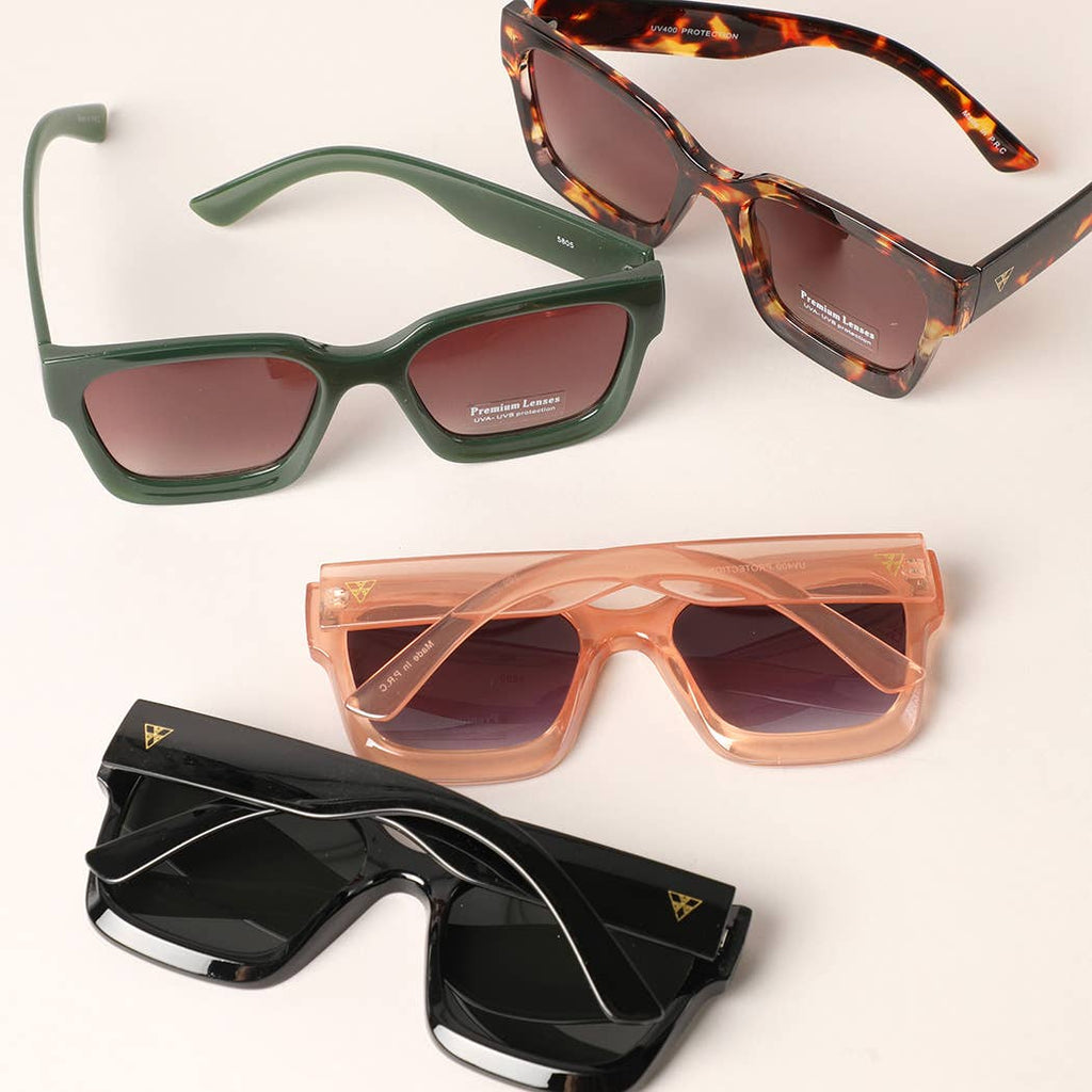 Oversized Square Shape Chunky Frame Sunglasses - Adult & Kids T-Shirts, Sweatshirts & Hoodies apparel design preview 1