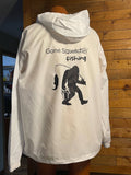 Squatchin' Fishing Bigfoot Windbreaker - Adult & Kids T-Shirts, Sweatshirts & Hoodies apparel design preview 1