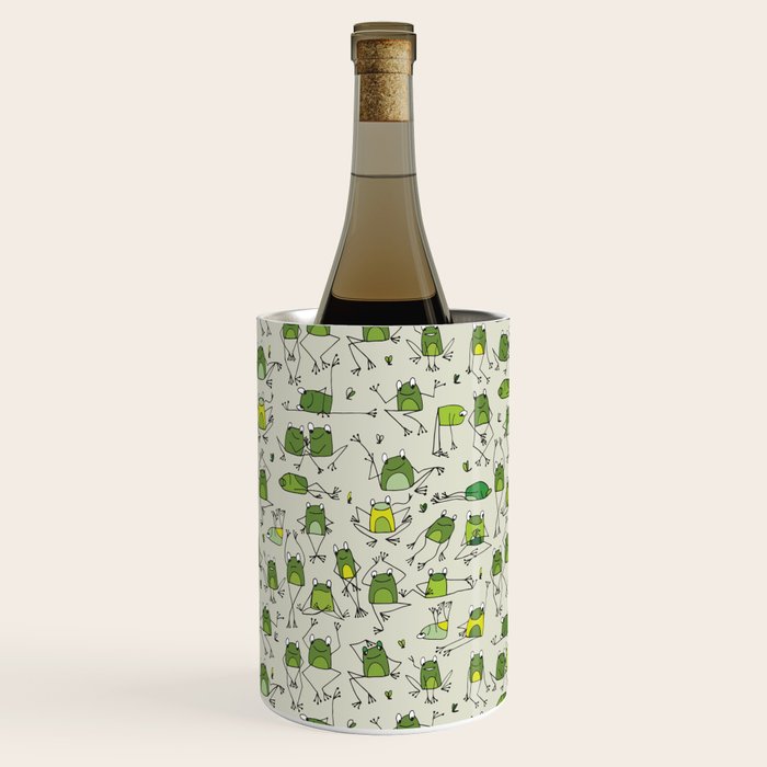Funny Frogs Wine Chiller Gallery Image 1 - Adult & Kids T-Shirts, Sweatshirts & Hoodies apparel design preview 1