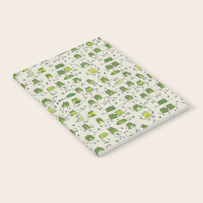 Funny Frogs Notebook Gallery Image 2 - Adult & Kids T-Shirts, Sweatshirts & Hoodies apparel design preview 1