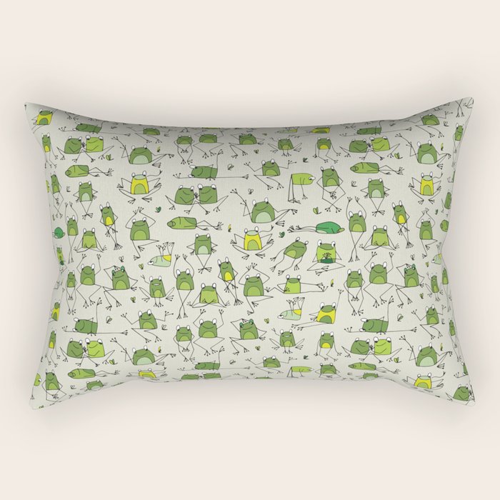 Funny Frogs Rectangular Pillow Gallery Image 2 - Adult & Kids T-Shirts, Sweatshirts & Hoodies apparel design preview 1