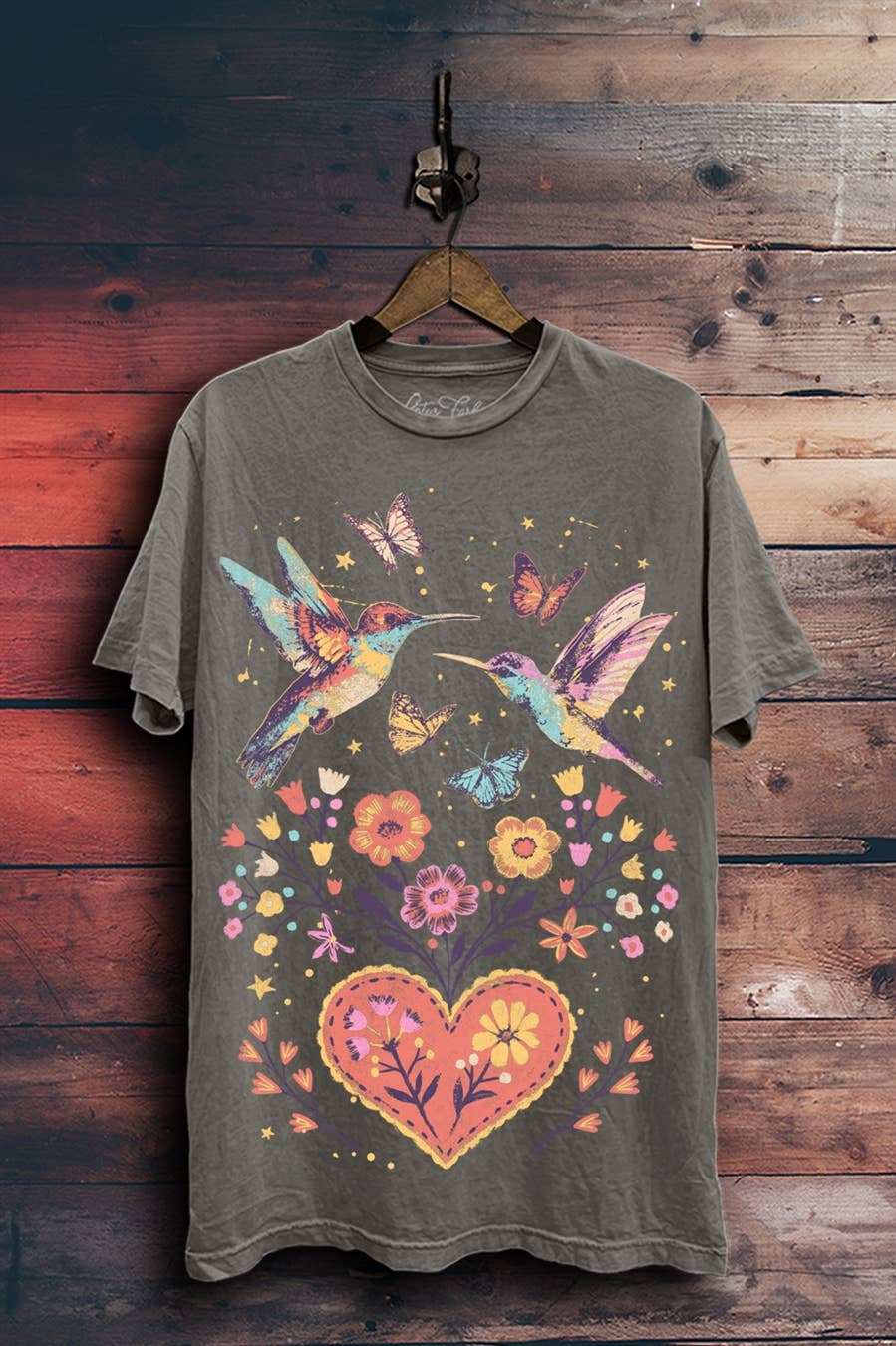 Birds Flowers Graphic Top - Adult & Kids T-Shirts, Sweatshirts & Hoodies apparel design preview 1