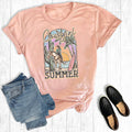 Western Cowgirl Summer Graphic - Adult & Kids T-Shirts, Sweatshirts & Hoodies apparel design preview 1