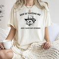 God Is Testing Me, Possum, Meme, Aesthetic, Funny, - Adult & Kids T-Shirts, Sweatshirts & Hoodies apparel design preview 1
