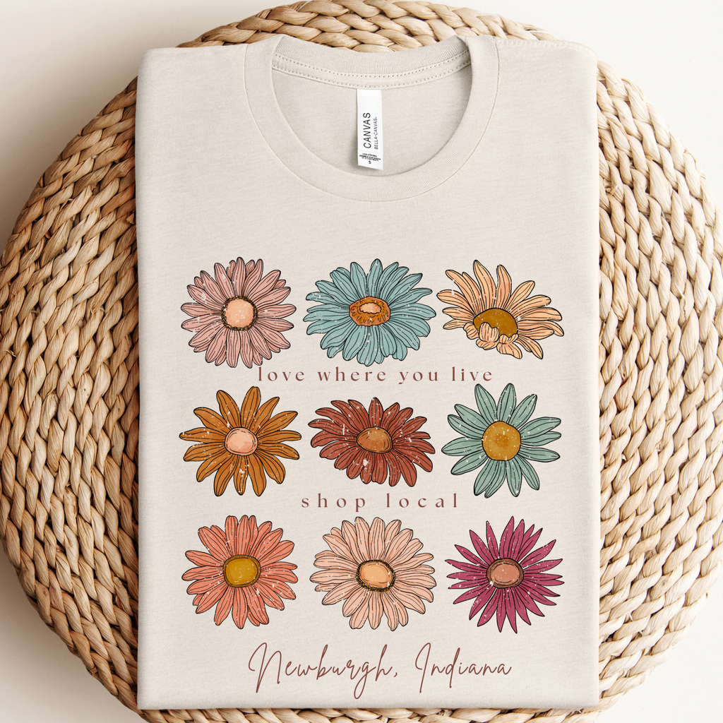 Flower Shop Local Custom Graphic - Adult & Kids T-Shirts, Sweatshirts & Hoodies apparel design preview 1