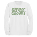 Stay Groovy Retro Quote Women's - Adult & Kids T-Shirts, Sweatshirts & Hoodies apparel design preview 1